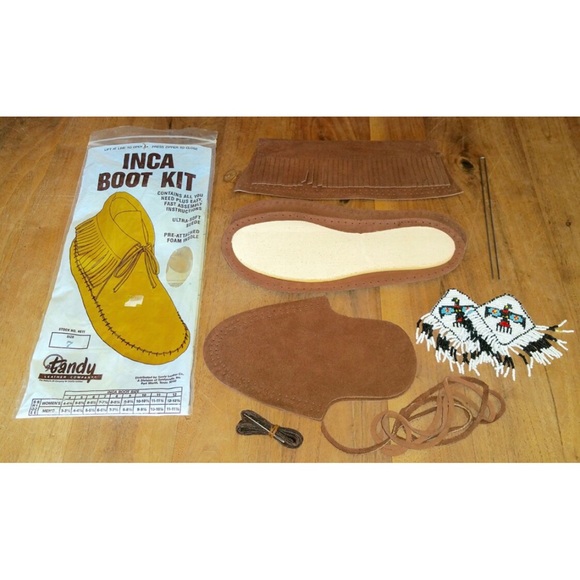 VINTAGE TANDY Inca Boot Suede Kit Various Sizes - Picture 4 of 6
